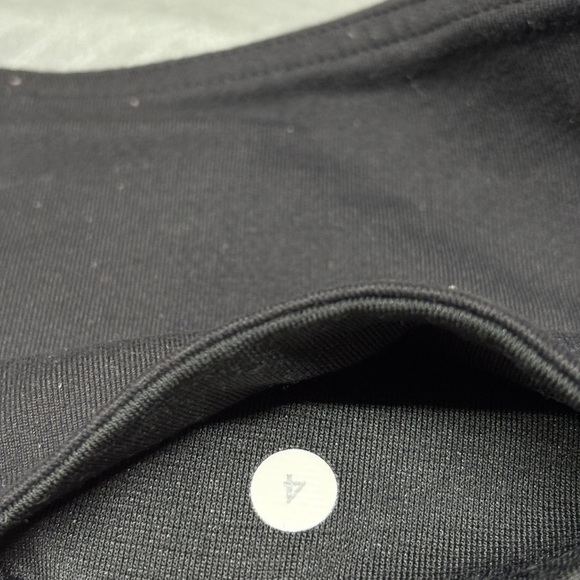 lululemon athletica Women’s Cotton 30” Black Low Rise Leggings Size 6 - Picture 2 of 9